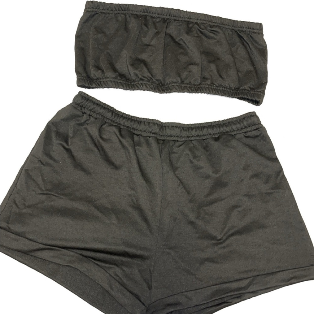 Black Shorts Set